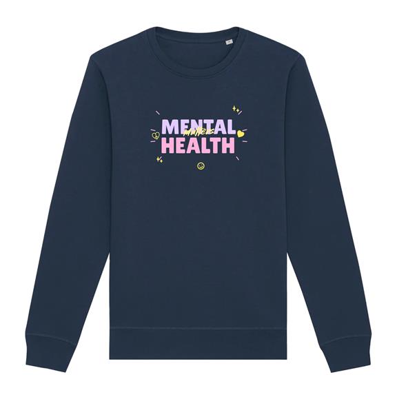 Sweatshirt Mental Health Matters Navy 2