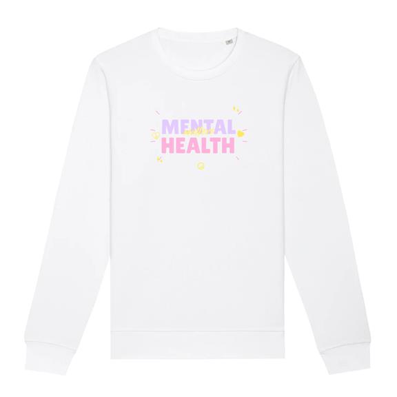 Sweatshirt Mental Health Matters Weiß 1