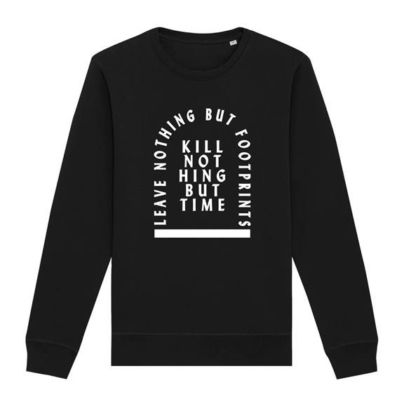 Sweatshirt Kill Nothing But Time Schwarz 2