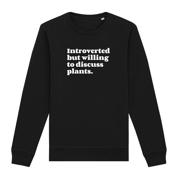 Sweatshirt Introverted Zwart 1