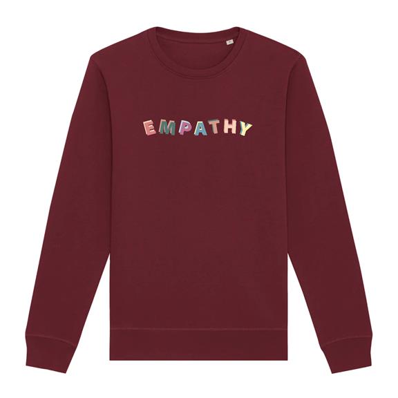 Sweatshirt Empathy Bordeaux 1