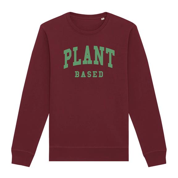 Sweatshirt Plant Based Bordeaux 1