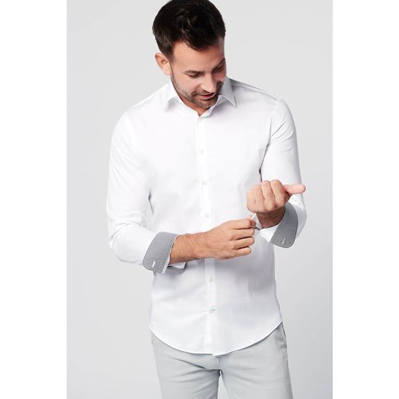 Shirt Slim Fit Shadow White 1