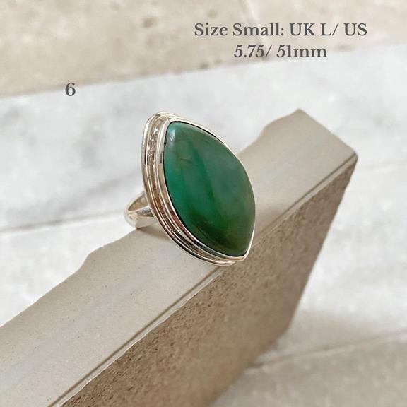 Turquoise Ring Silver Nr6 4