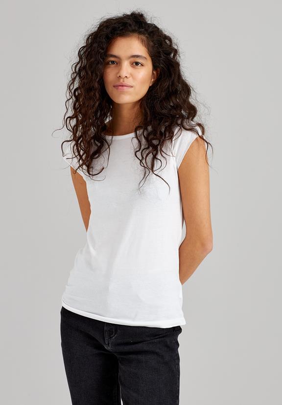 3er Pack Tt01 Cap Sleeve Shirts Weiß 2