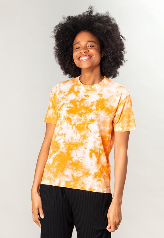 Tie-Dye T-Shirt Oranje 1