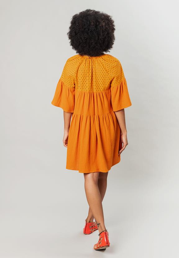 Delilah Dress Burned Orange 3