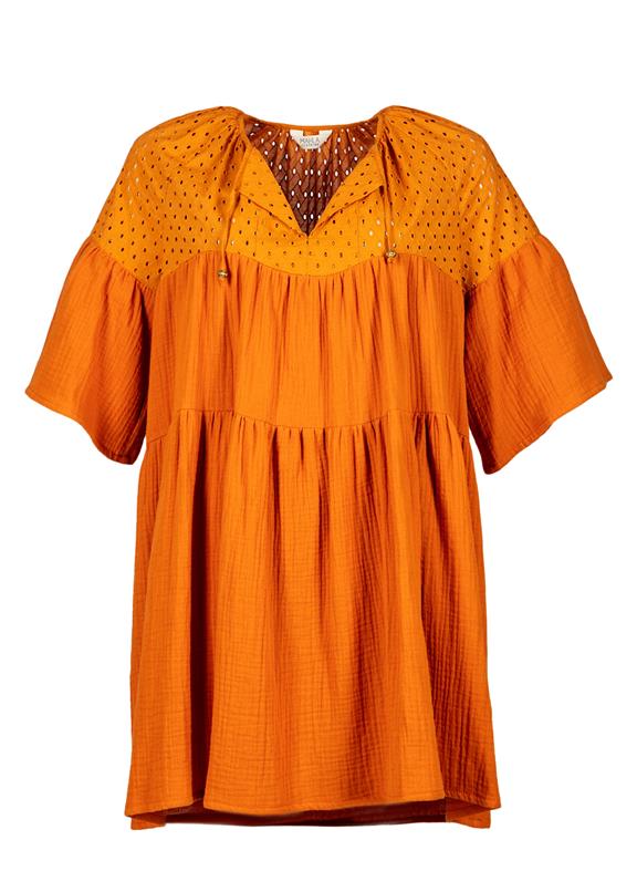 Robe Delilah Orange Brûlé 4