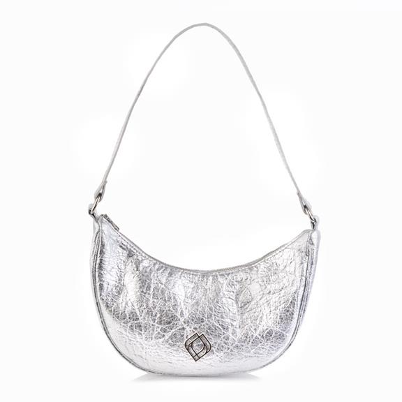 Moonbag Pineapple Leather Silver 2