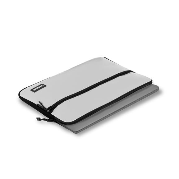 Laptop Sleeve With Front Pocket Light Gray 4