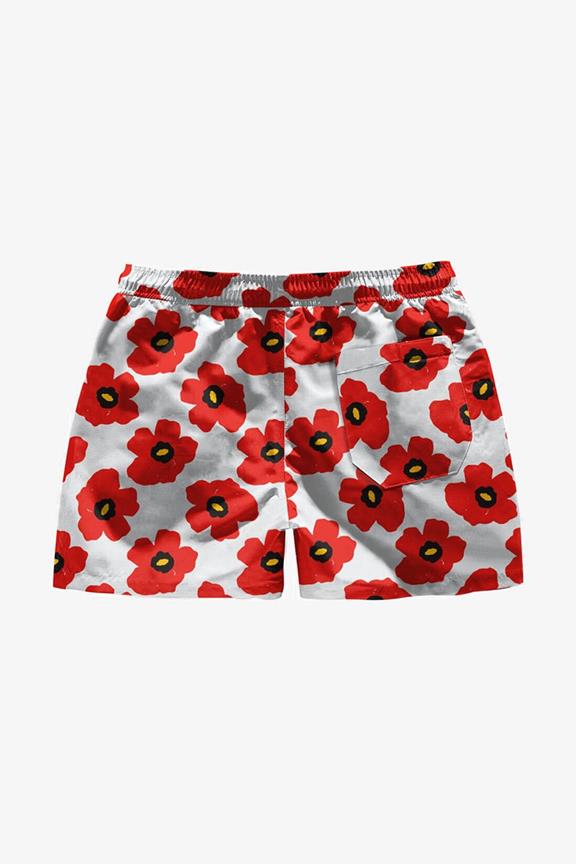 Swim Shorts Dylan By Arlo Poppies Red 4