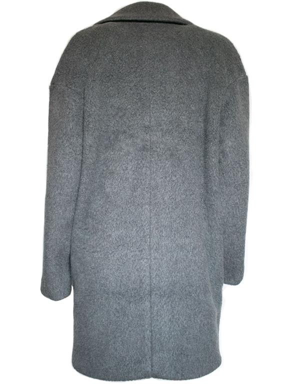 Coat Oversize Vegan Wool Grey 6