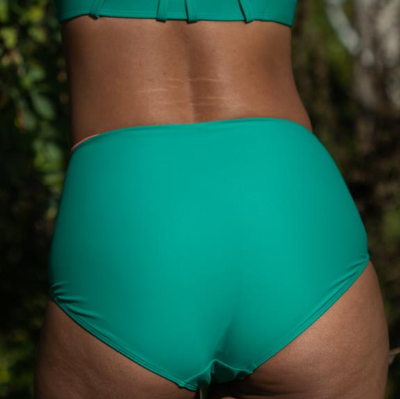 Bikini-Unterteil Hohe Taille Reines Grün 2