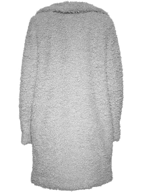 Coat Recycled Boucle Grey 5