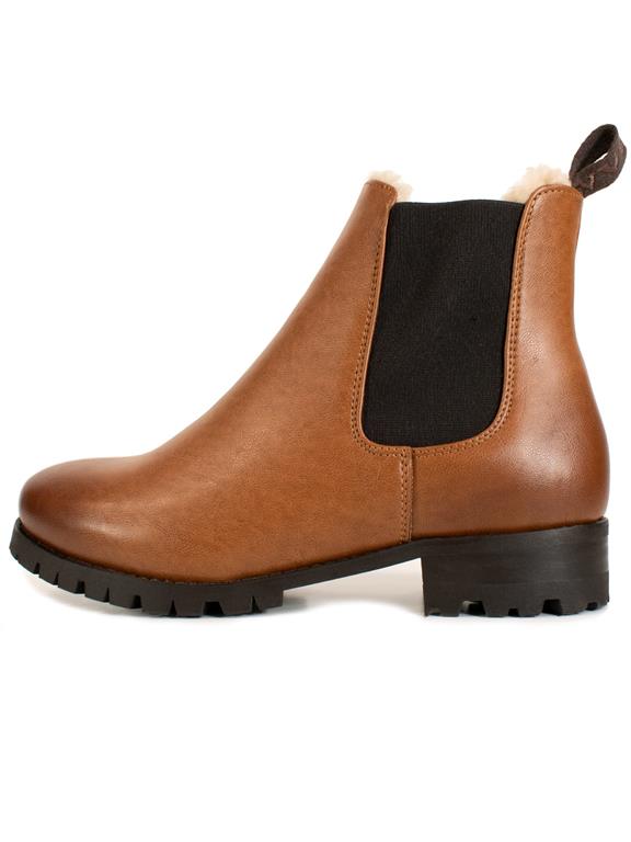 Chelsea Boots Women Luxe Insulated Brown 6