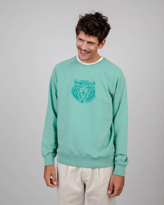 Sweatshirt Tiger Light Morera Turquoise Turq 1