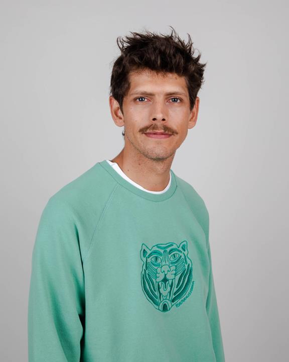 Sweatshirt Tiger Light Morera Turquoise Turq 4
