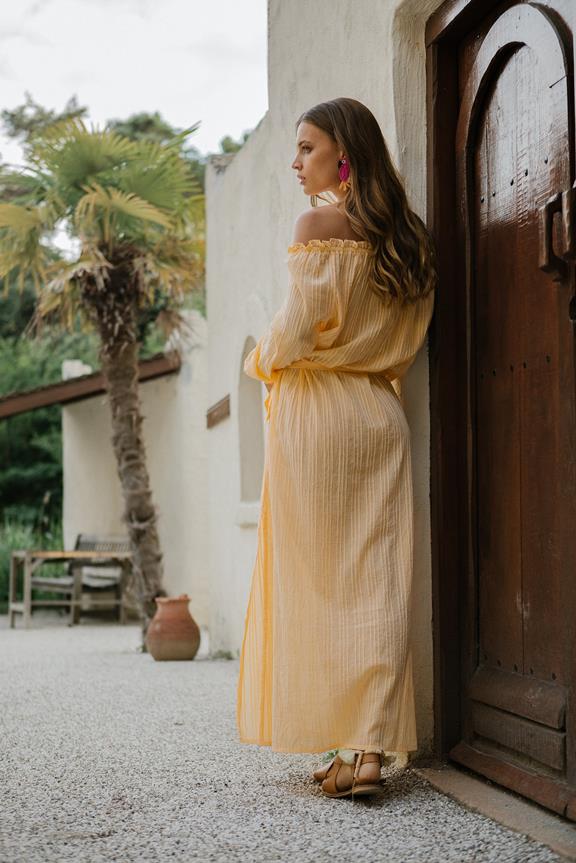 Robe Dimple Golden Earth Jaune 5