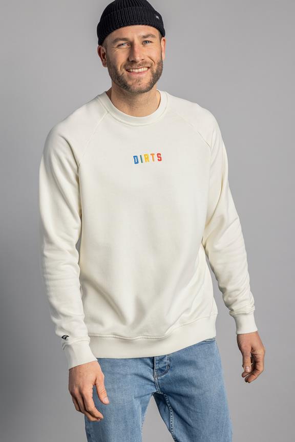 Sweater Rainbow Raglan Off-White 1