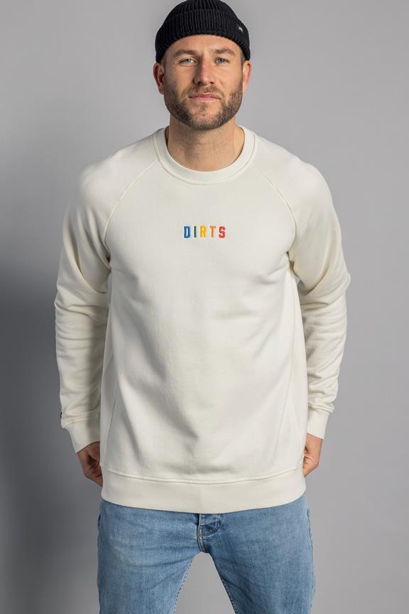 Sweater Rainbow Raglan Off-White 3