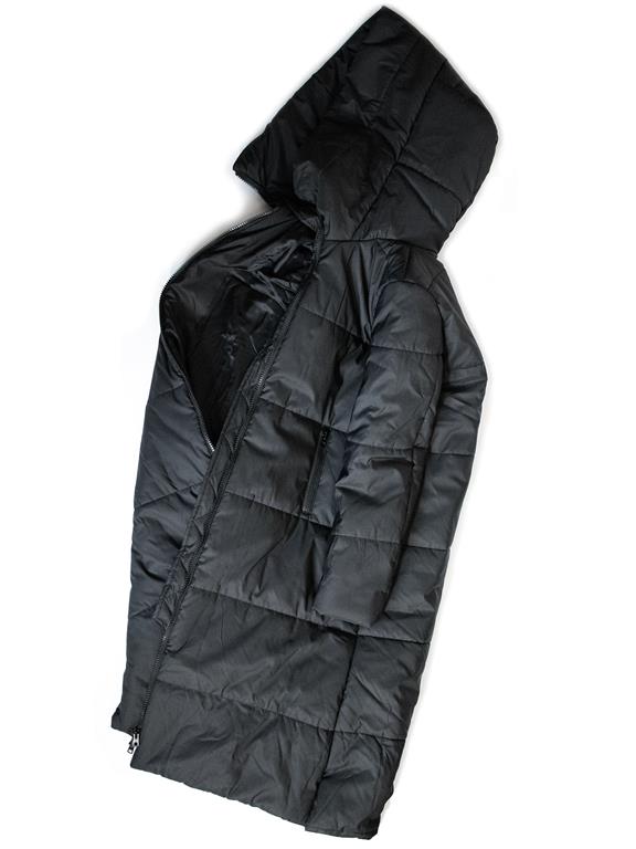 Long Puffer Recycled Black 3