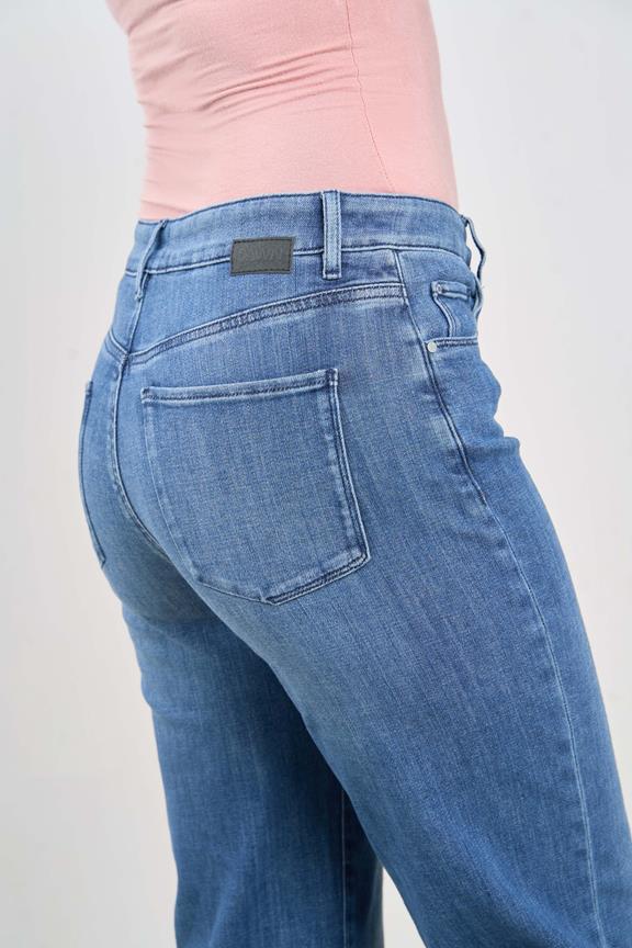 Jeans Flared Dew Soft Denim Klassiek Medium Blauw 4