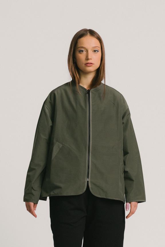 Overcoat Short Middle Green 1