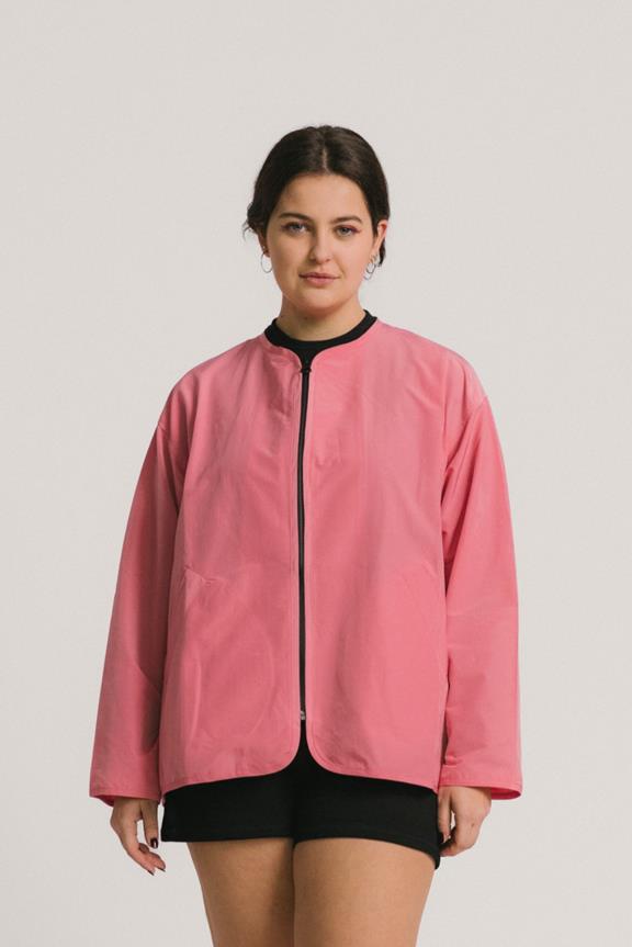 Overcoat Short Middle Pink 1