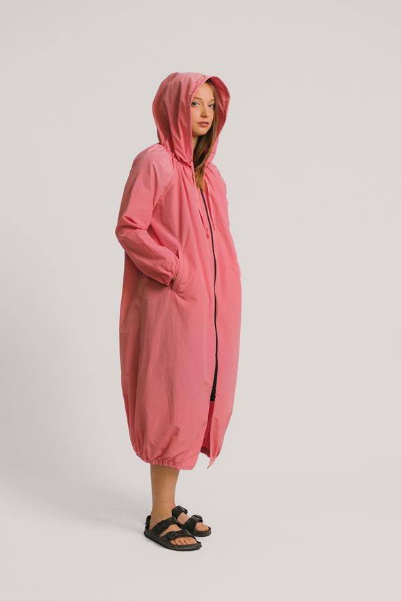 Raincoat Long Cat Pink 2