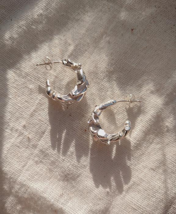 Earrings Bloom Recycled Silver 3