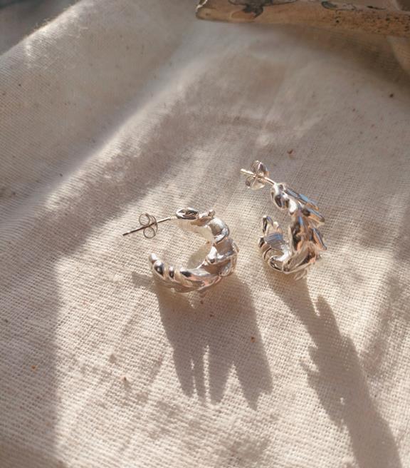 Earrings Bloom Recycled Silver 4