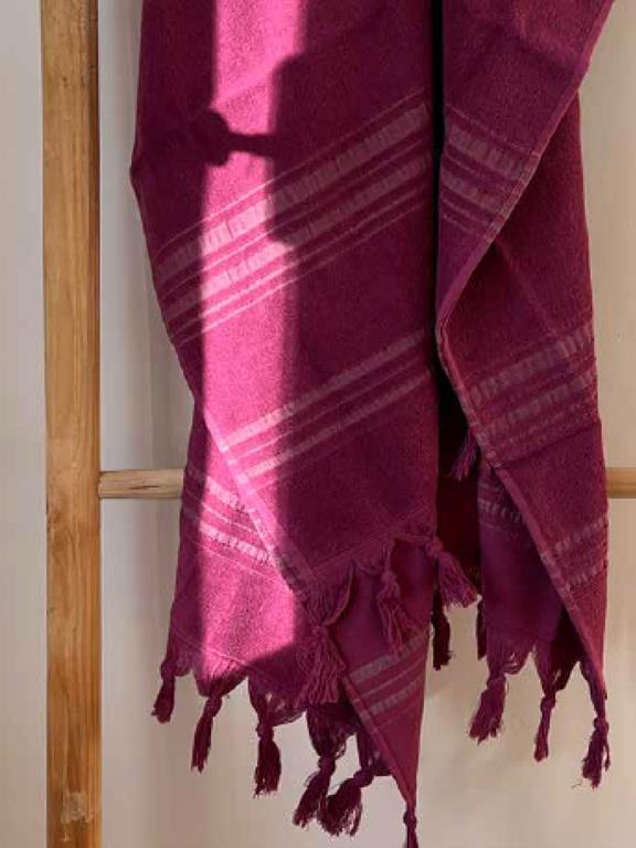 Bath Towel Foutas Dolce Collection Amethyst Pink 2