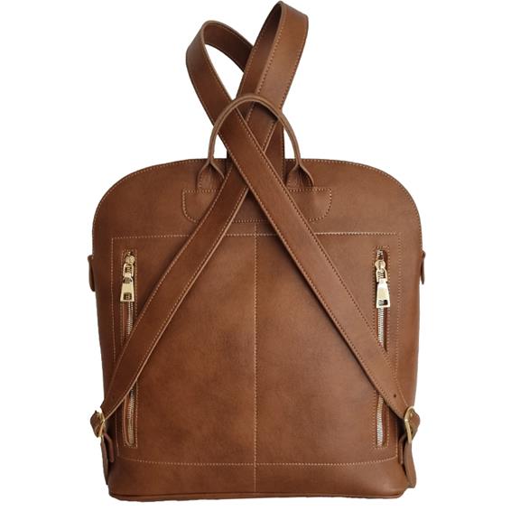 Backpack Bellagio Cognac Brown from Shop Like You Give a Damn