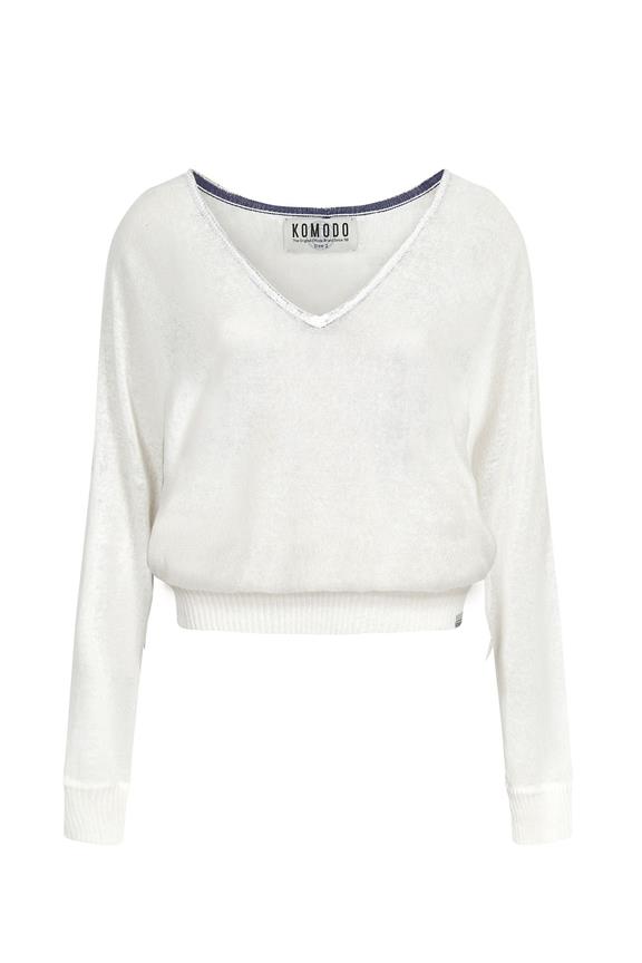 Jumper Clover Batwing Off White 2