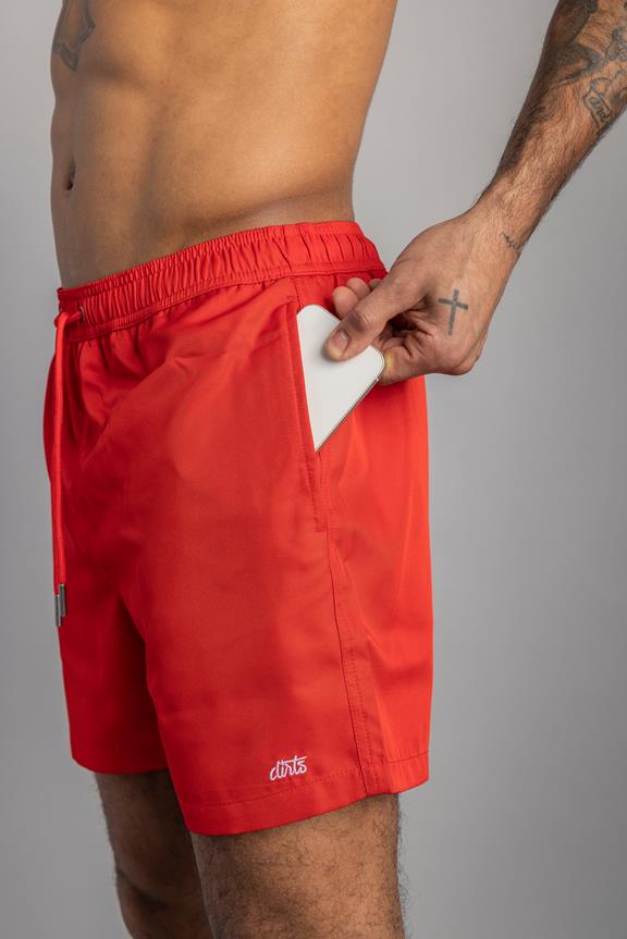 Zwemshort Recycled Classic Rood 4