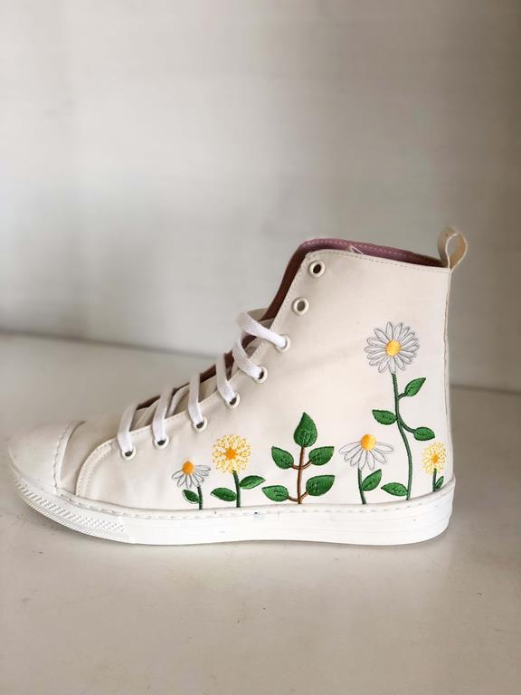 Sneakers Daisies' Garden White 2