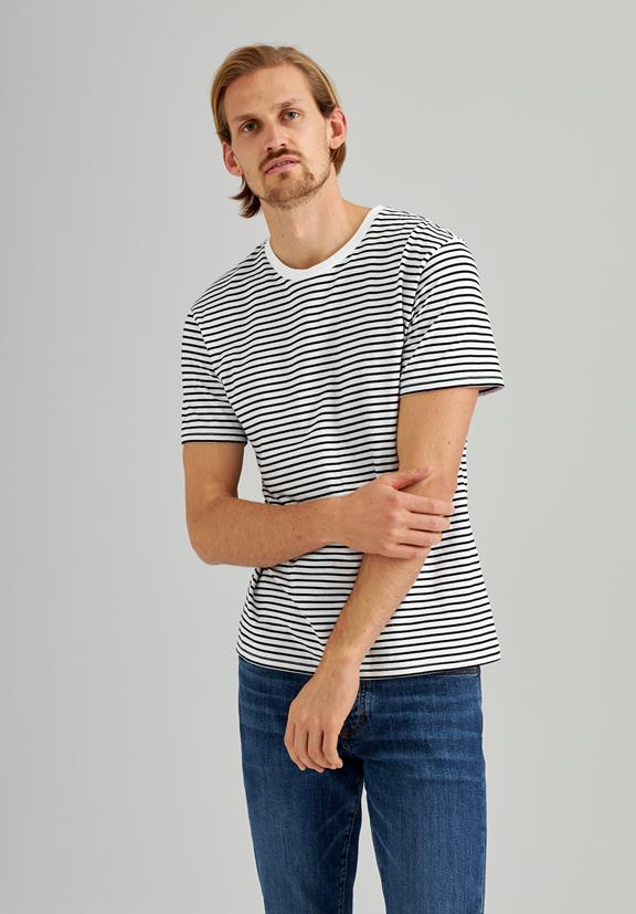 T-Shirt Stripes Schwarz & Weiß 1