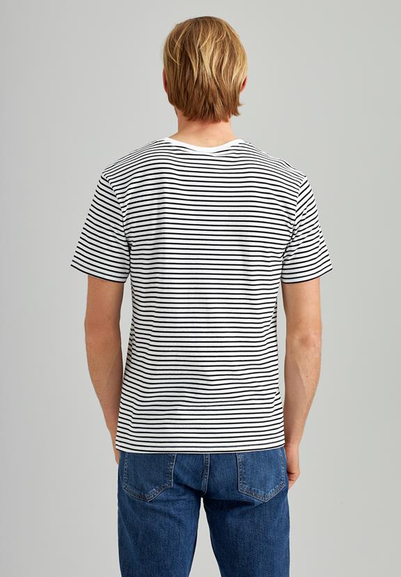 T-Shirt Stripes Black & White 4
