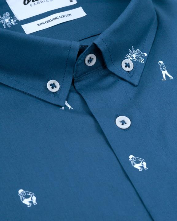 Overhemd Akito Walking Blauw 4