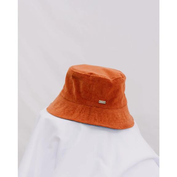 Bucket Hat Omkeerbare Tegel Oranje 3