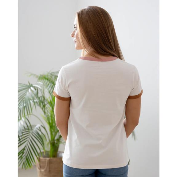 T-Shirt Ana Oncina Toujours Empanada Blanc 3