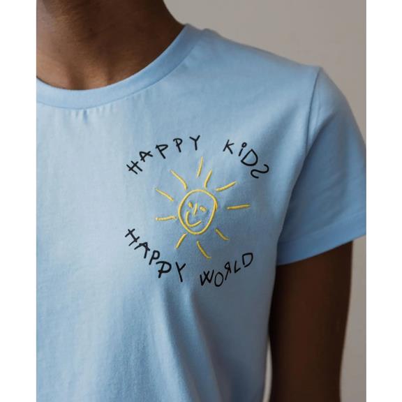 T-Shirt Happy Kids Blauw 8
