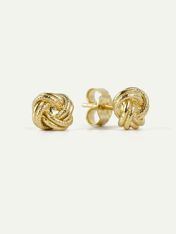 Earrings Knot Bold Gold 1
