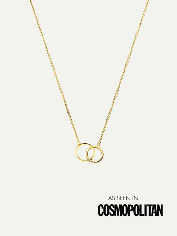 Necklace Double Ring Gold 10