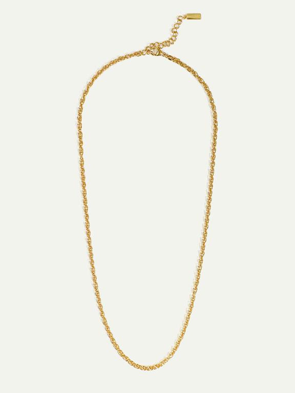 Necklace Long Double Anchor Gold 3