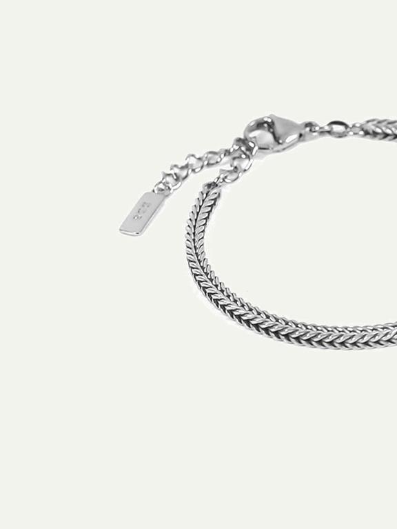 Armband Eleganter Fuchsschwanz Silber 1
