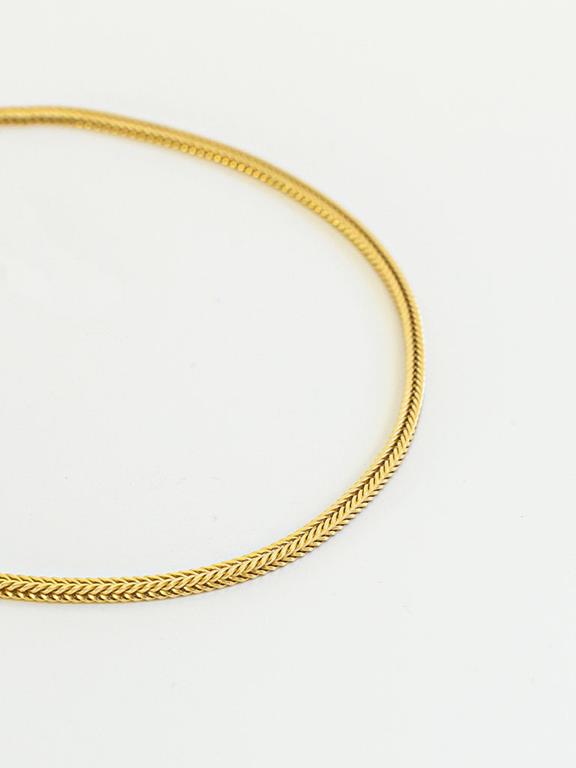 Halskette Luxus Fuchsschwanz Gold 2