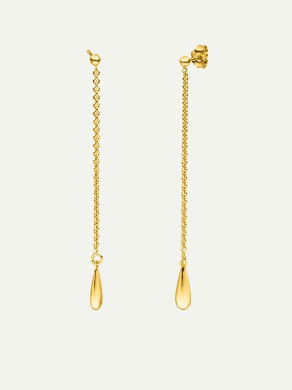 Earrings Drop Threader Gold 1