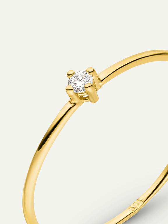 Ring The Icon Diamond 14k Real Gold 14k Yellow Gold 1