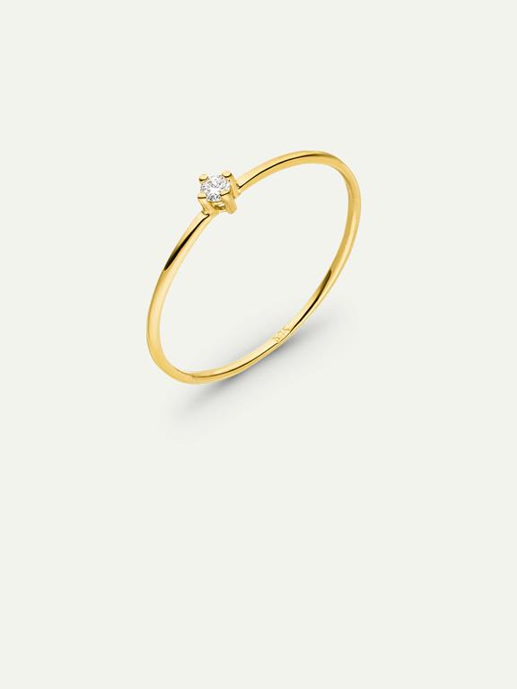 Ring The Icon Diamond 14k Real Gold 14k Yellow Gold 5